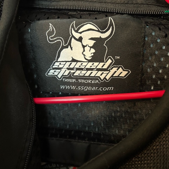 Jacket: speed and strength biker motorcycle 2xl - Picture 3 of 11